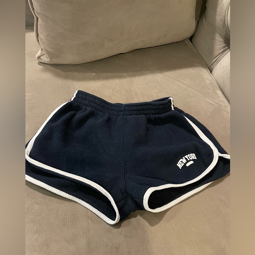Brandy Melville Black and White Athletic Shorts